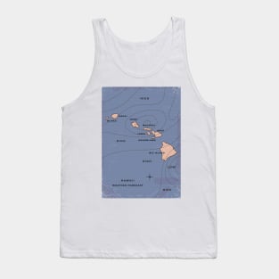 Hawaii weather map Tank Top